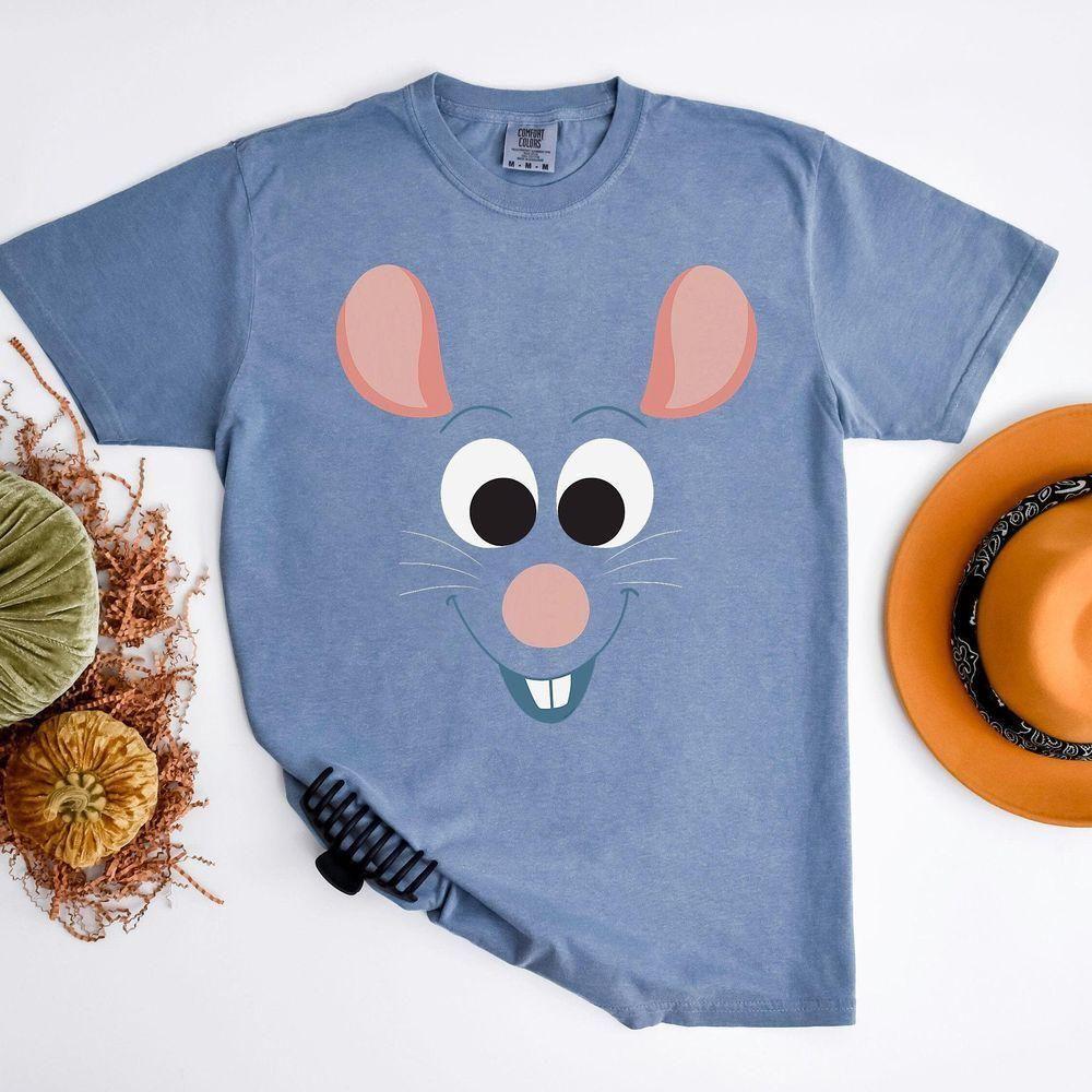 Pixar Ratatouille Remy Big Face Disney Vuitino Shirt